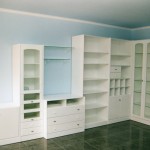 Librería modular lacada blanco